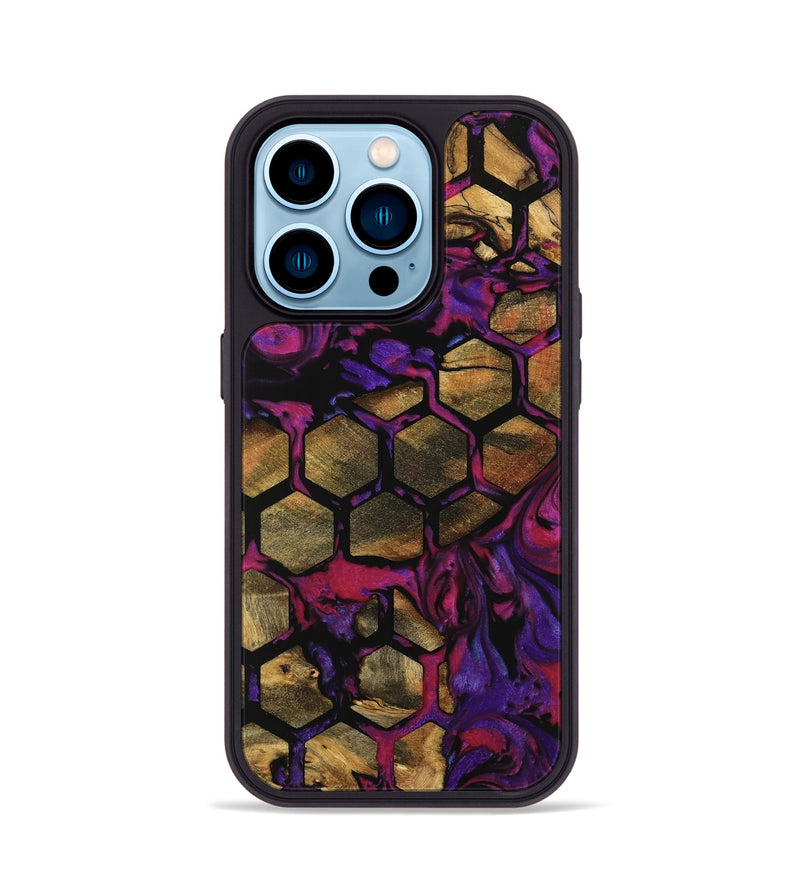 iPhone 14 Pro Wood Phone Case - Aeriell (Pattern, 739575)