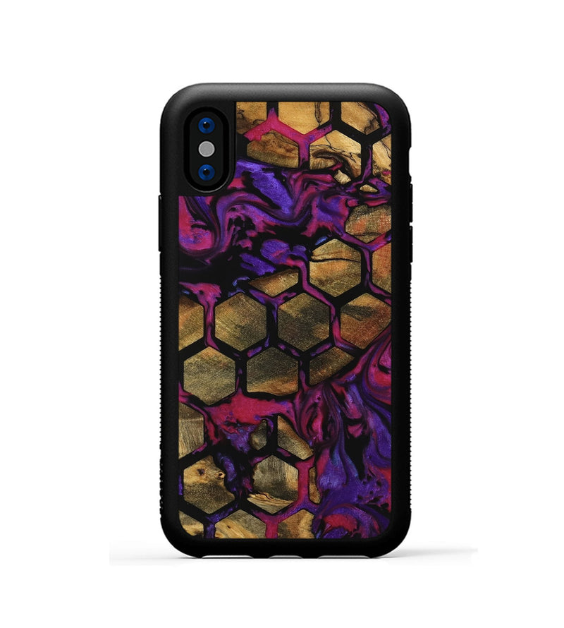 iPhone Xs Wood Phone Case - Aeriell (Pattern, 739575)