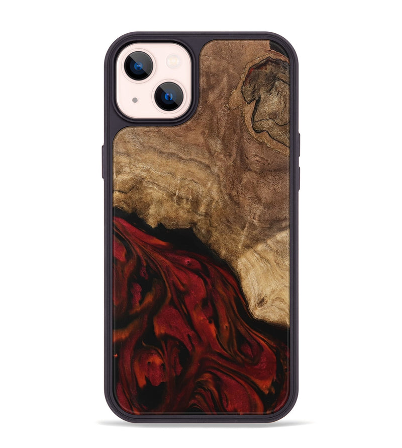 iPhone 14 Plus Wood Phone Case - Luelle (Red, 739588)