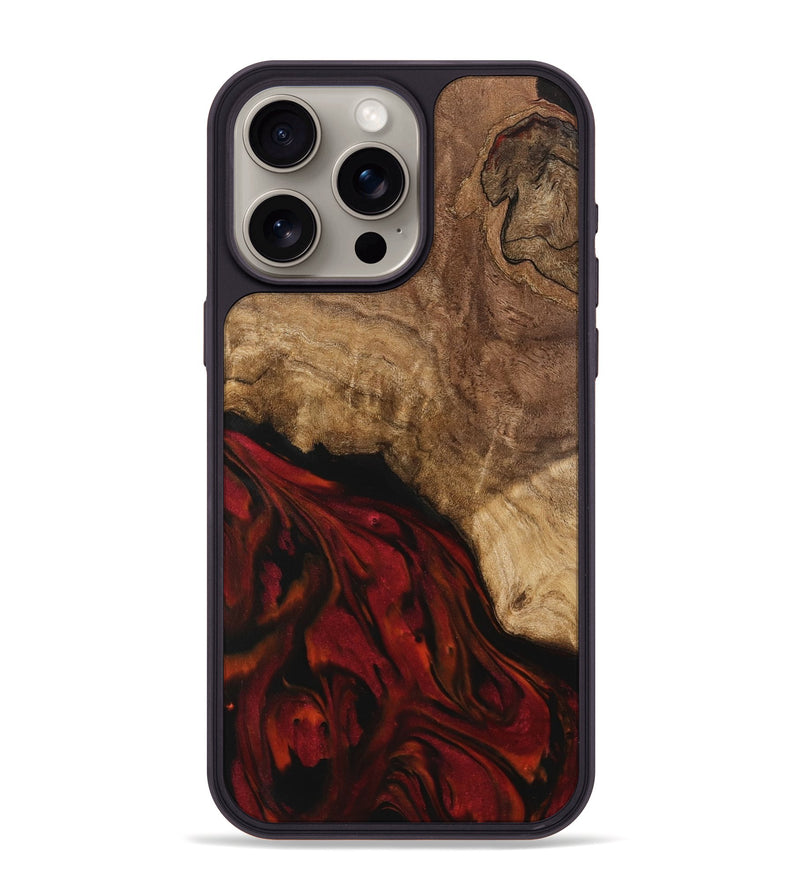 iPhone 15 Pro Max Wood Phone Case - Luelle (Red, 739588)