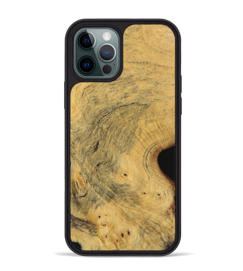 iPhone 12 Pro Max Wood Phone Case - Yeirnie (Wood Burl, 739589)