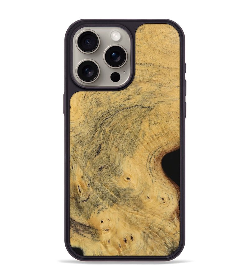 iPhone 15 Pro Max Wood Phone Case - Yeirnie (Wood Burl, 739589)