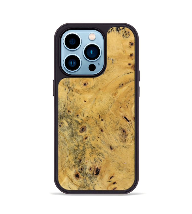 iPhone 14 Pro Wood Phone Case - Jaylene (Wood Burl, 739602)