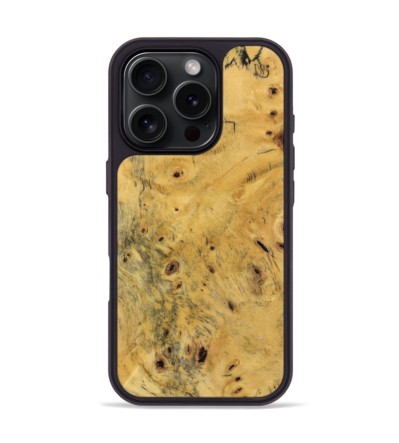 iPhone 16 Pro Wood Phone Case - Jaylene (Wood Burl, 739602)