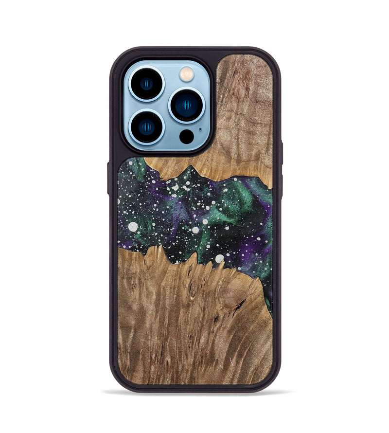 iPhone 14 Pro Wood Phone Case - Lyna (Cosmos, 739624)