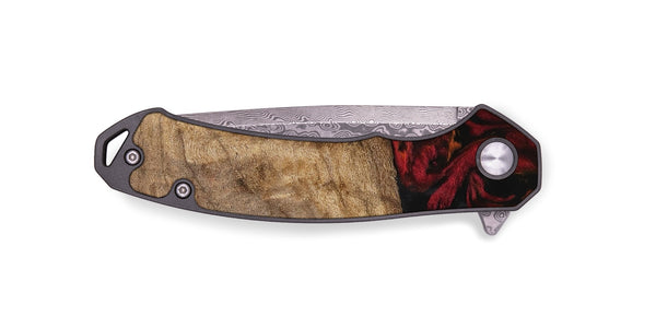 EDC Wood Pocket Knife - Madelle (Red, 739628)