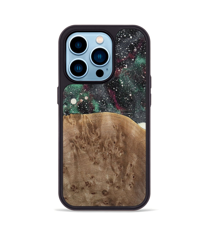 iPhone 14 Pro Wood Phone Case - Bina (Cosmos, 739655)