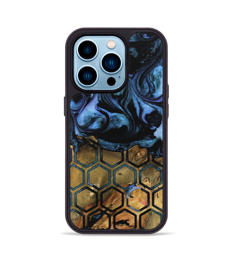 iPhone 14 Pro Wood Phone Case - Larae (Pattern, 739670)