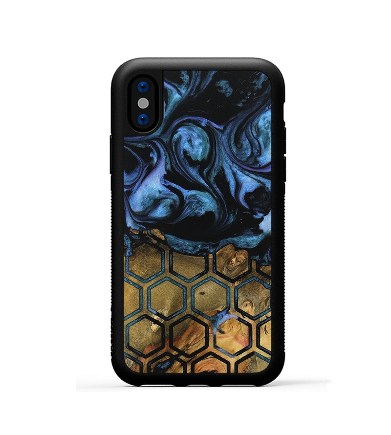 iPhone Xs Wood Phone Case - Larae (Pattern, 739670)