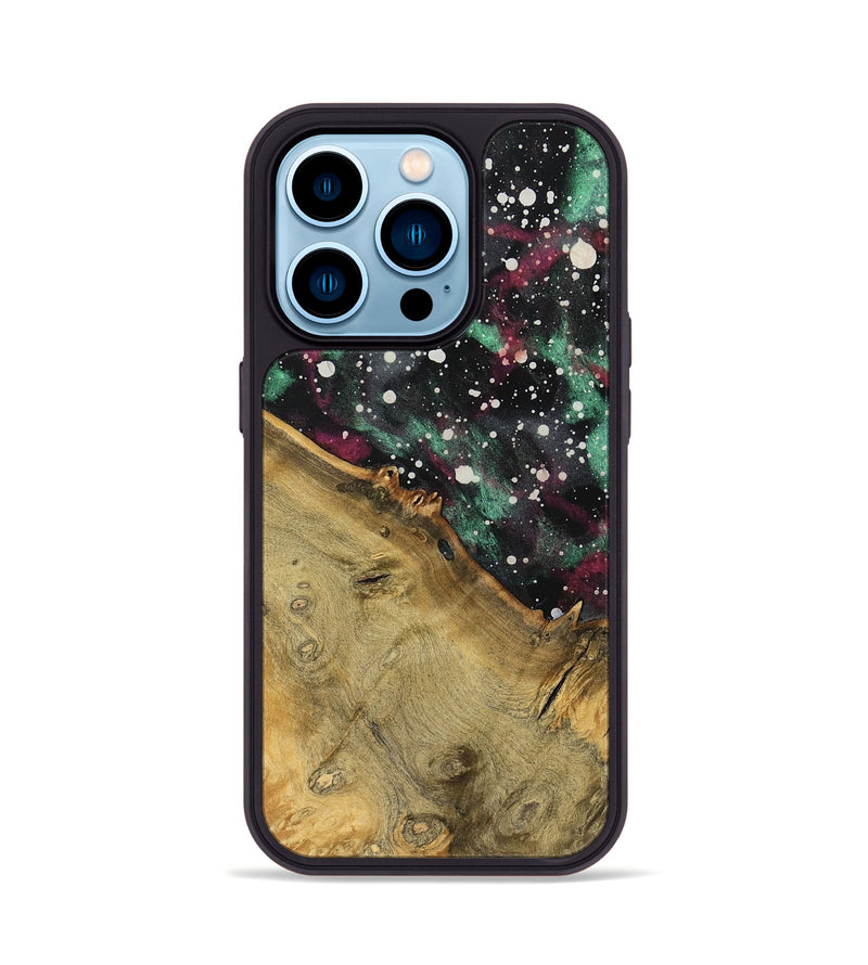 iPhone 14 Pro Wood Phone Case - Kung (Cosmos, 739671)