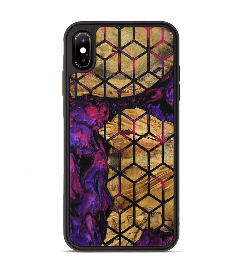 iPhone Xs Max Wood Phone Case - Patra (Pattern, 739695)