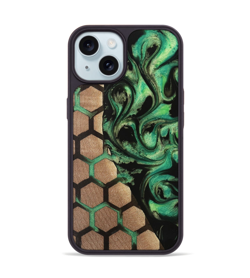 iPhone 15 Wood Phone Case - Souza (Pattern, 739710)