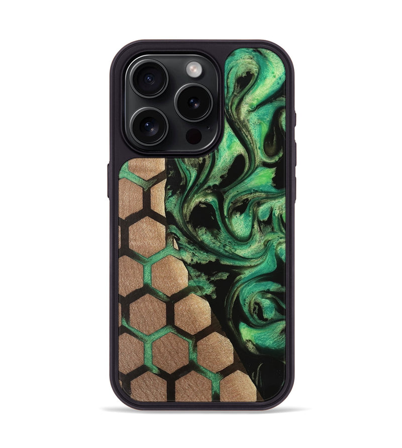 iPhone 15 Pro Wood Phone Case - Souza (Pattern, 739710)