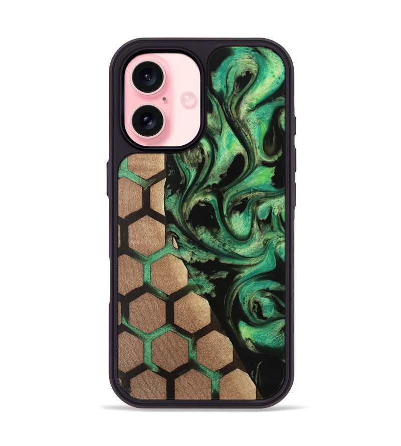 iPhone 16 Wood Phone Case - Souza (Pattern, 739710)