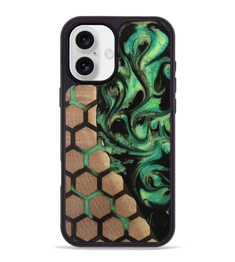 iPhone 16 Plus Wood Phone Case - Souza (Pattern, 739710)