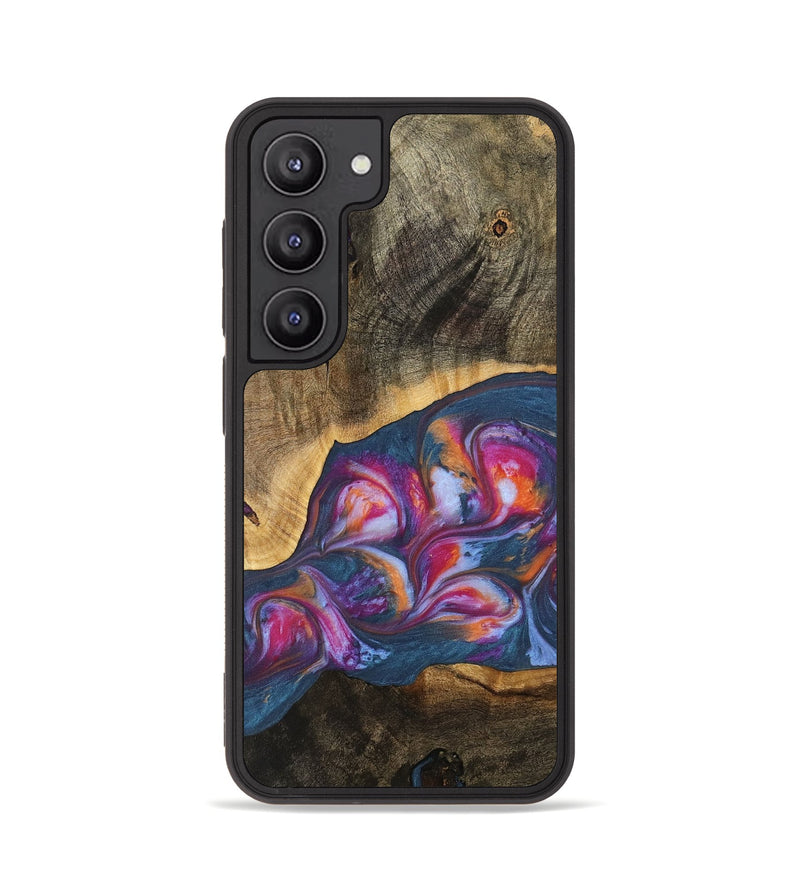 Galaxy S23 Wood Phone Case - Quinton (Blue, 739722)