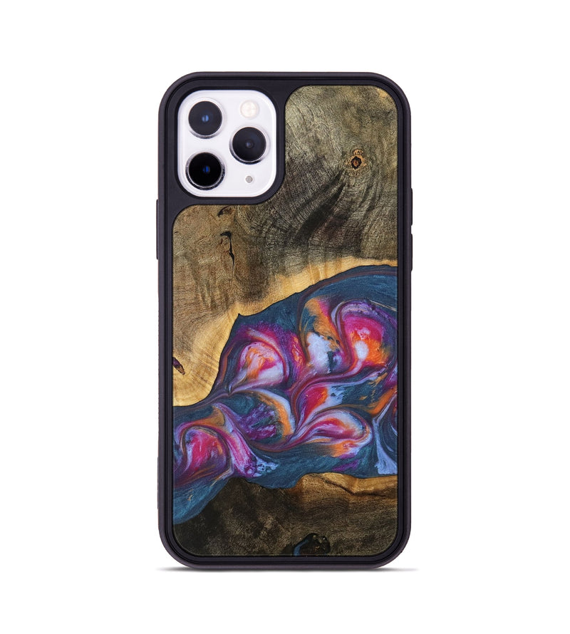 iPhone 11 Pro Wood Phone Case - Quinton (Blue, 739722)