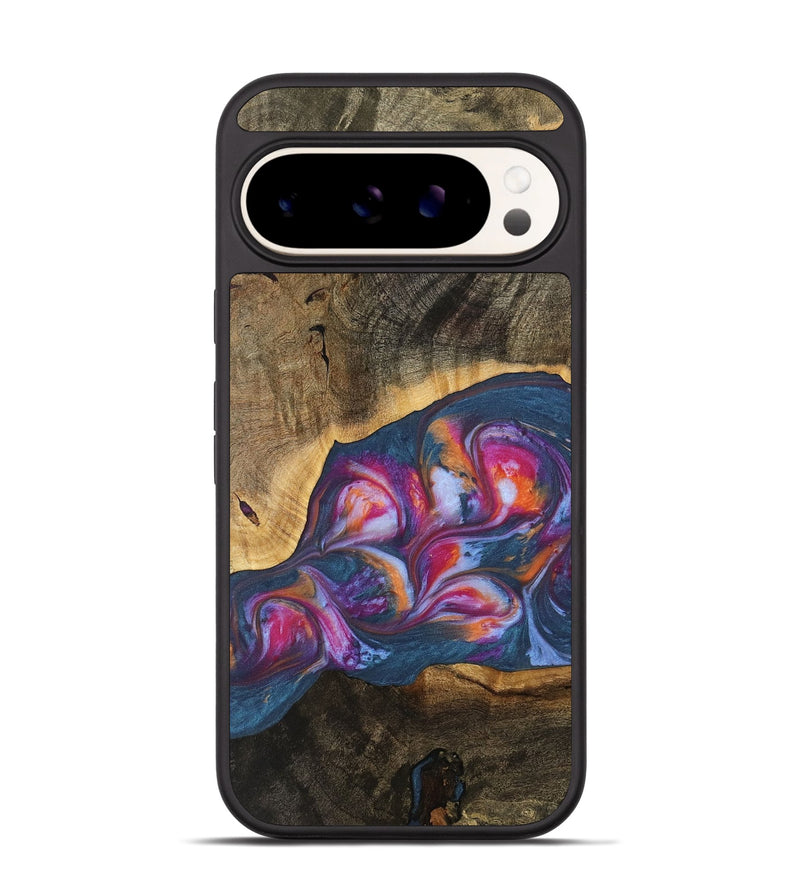 Pixel 9 Pro Wood Phone Case - Quinton (Blue, 739722)