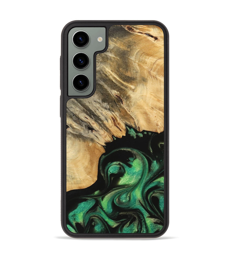 Galaxy S23 Plus Wood Phone Case - Catlee (Green, 739733)