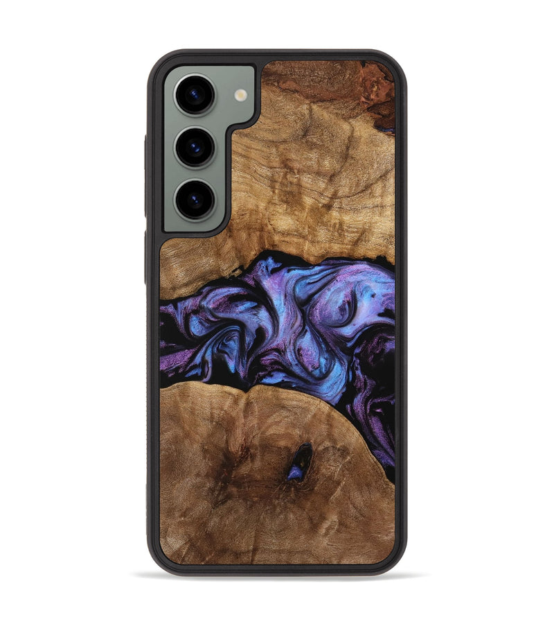 Galaxy S23 Plus Wood Phone Case - Jemima (Purple, 739734)