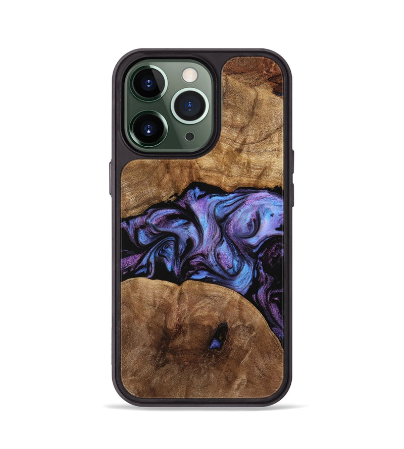 iPhone 13 Pro Wood Phone Case - Jemima (Purple, 739734)