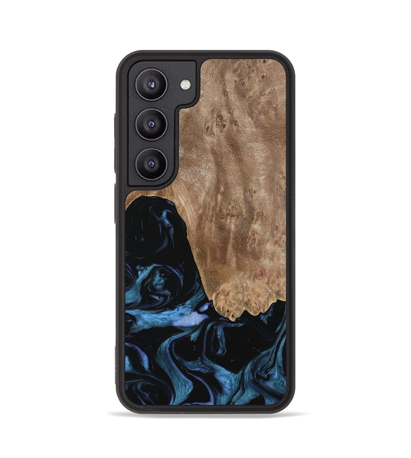 Galaxy S23 Wood Phone Case - Ketan (Blue, 739740)