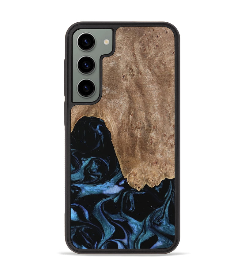 Galaxy S23 Plus Wood Phone Case - Ketan (Blue, 739740)