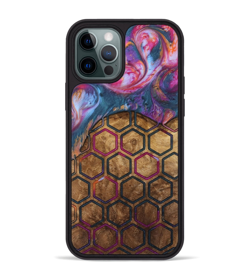 iPhone 12 Pro Max Wood Phone Case - Herre (Pattern, 739747)