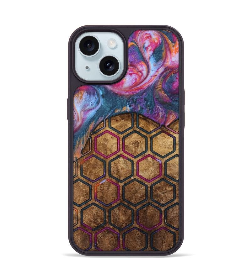 iPhone 15 Wood Phone Case - Herre (Pattern, 739747)