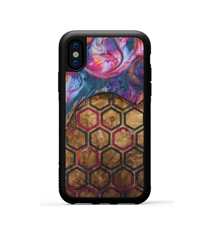 iPhone Xs Wood Phone Case - Herre (Pattern, 739747)