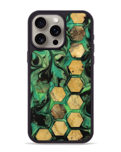 iPhone 15 Pro Max Wood Phone Case - Rusty (Pattern, 739751)