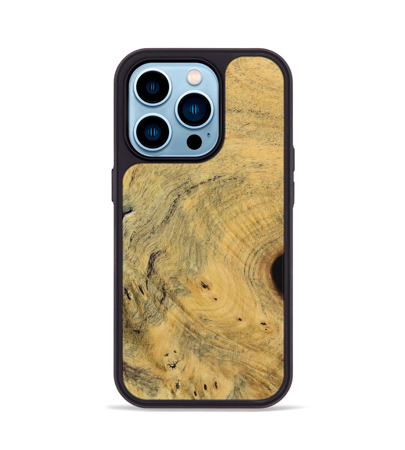 iPhone 14 Pro Wood Phone Case - Pinkey (Wood Burl, 739759)