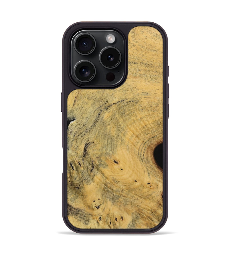 iPhone 16 Pro Wood Phone Case - Pinkey (Wood Burl, 739759)