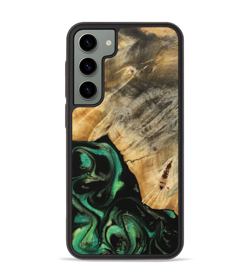 Galaxy S23 Plus Wood Phone Case - Valli (Green, 739764)