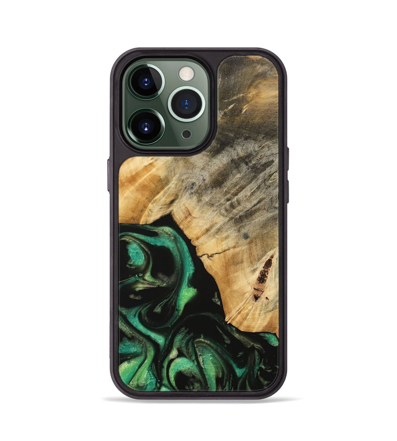 iPhone 13 Pro Wood Phone Case - Valli (Green, 739764)