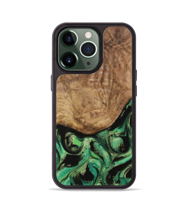 iPhone 13 Pro Wood Phone Case - Gigi (Green, 739766)