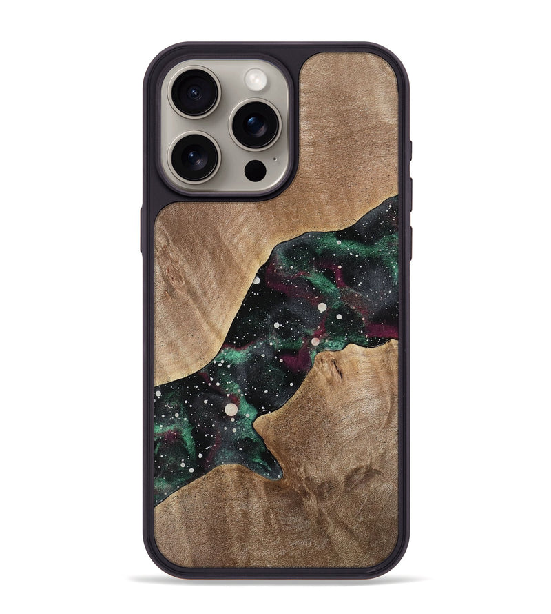 iPhone 15 Pro Max Wood Phone Case - Maressa (Cosmos, 739798)