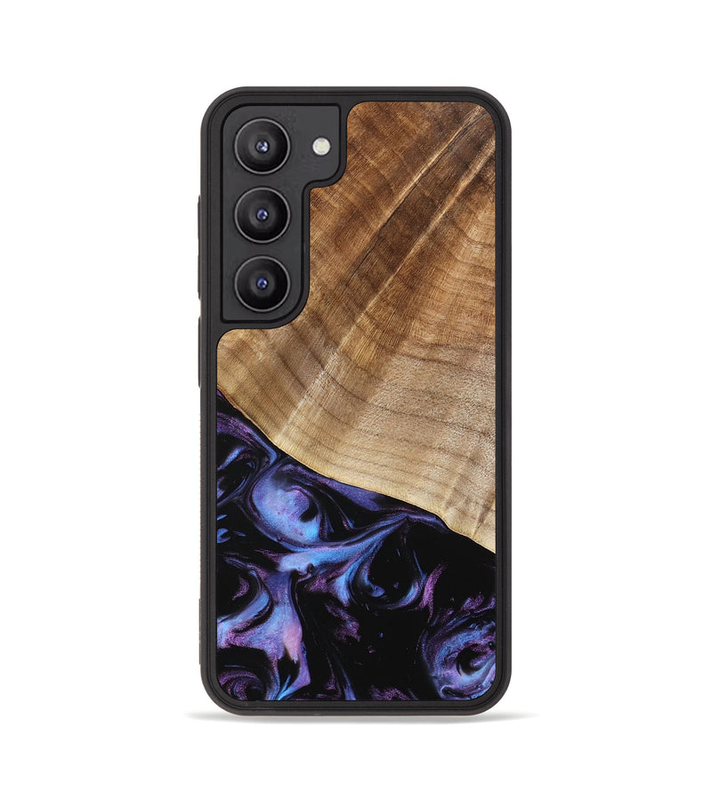 Galaxy S23 Wood Phone Case - Bettina (Purple, 739808)