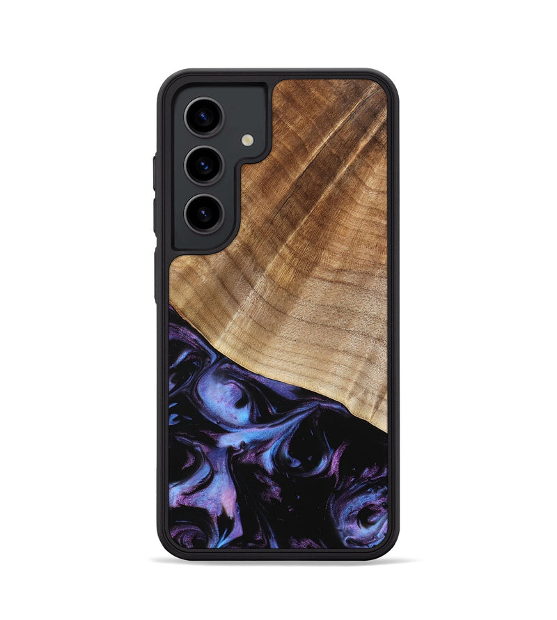 Galaxy S24 Wood Phone Case - Bettina (Purple, 739808)