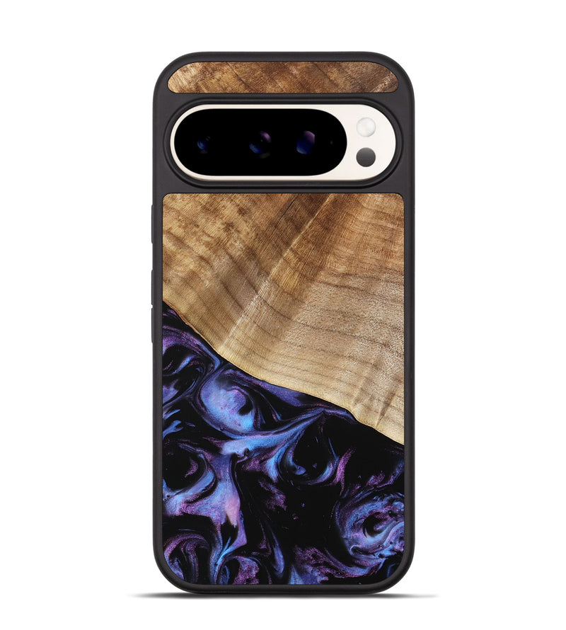 Pixel 9 Pro Wood Phone Case - Bettina (Purple, 739808)