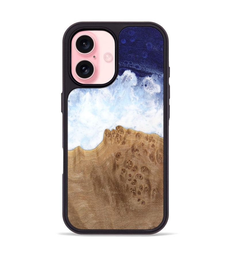 iPhone 16 Wood Phone Case - Mattye (Coastal, 739811)