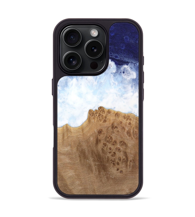 iPhone 16 Pro Wood Phone Case - Mattye (Coastal, 739811)