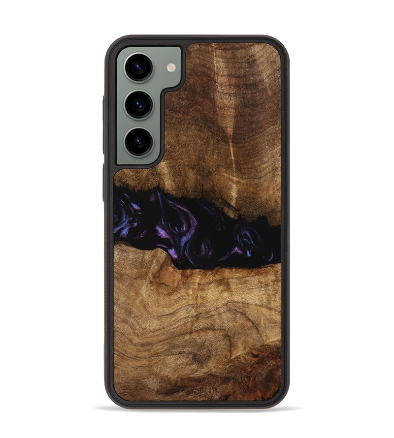 Galaxy S23 Plus Wood Phone Case - Bernice (Purple, 739824)