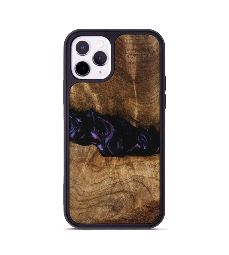 iPhone 11 Pro Wood Phone Case - Bernice (Purple, 739824)