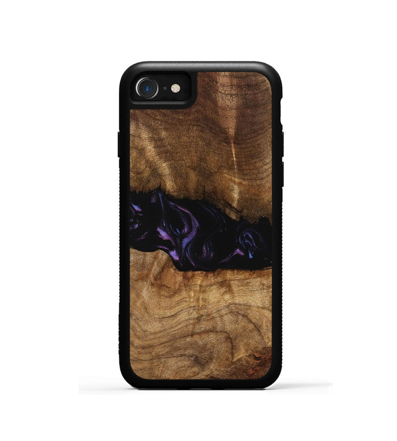 iPhone SE Wood Phone Case - Bernice (Purple, 739824)