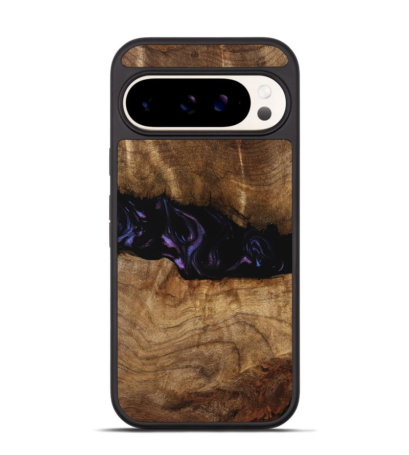 Pixel 9 Pro Wood Phone Case - Bernice (Purple, 739824)