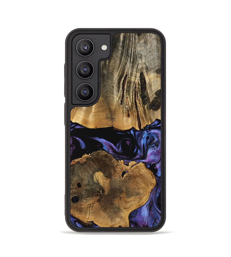 Galaxy S23 Wood Phone Case - Ethen (Purple, 739828)