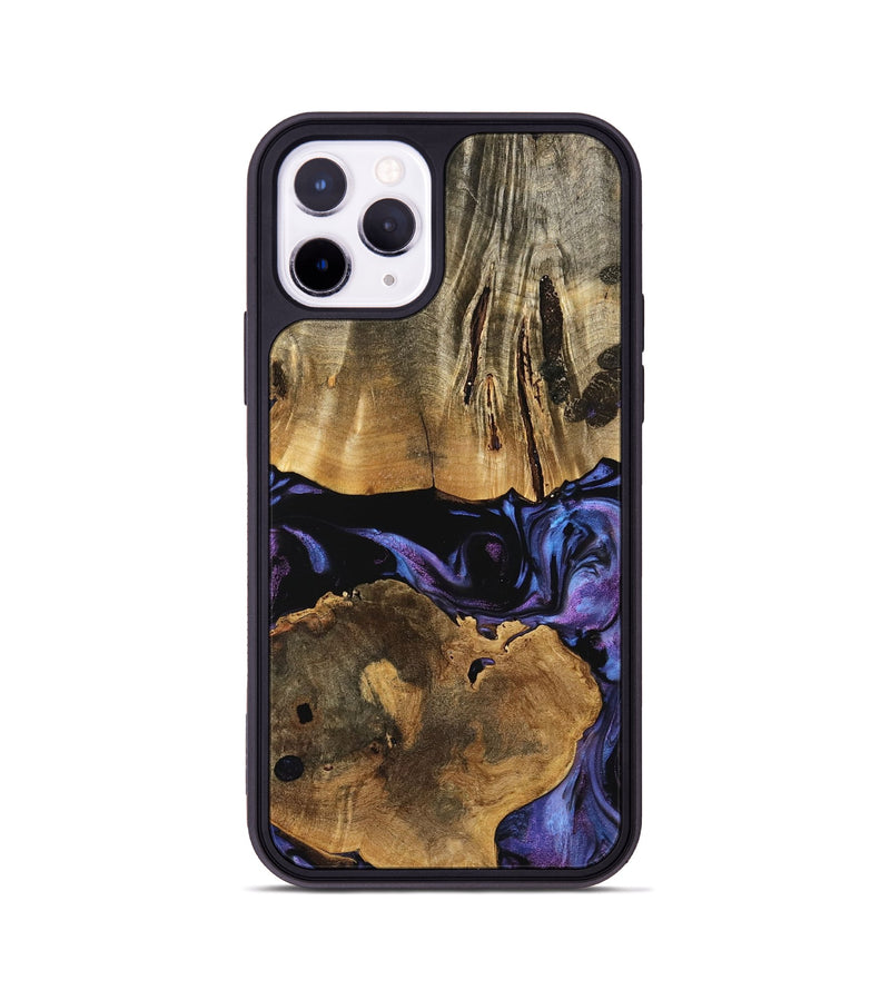 iPhone 11 Pro Wood Phone Case - Ethen (Purple, 739828)