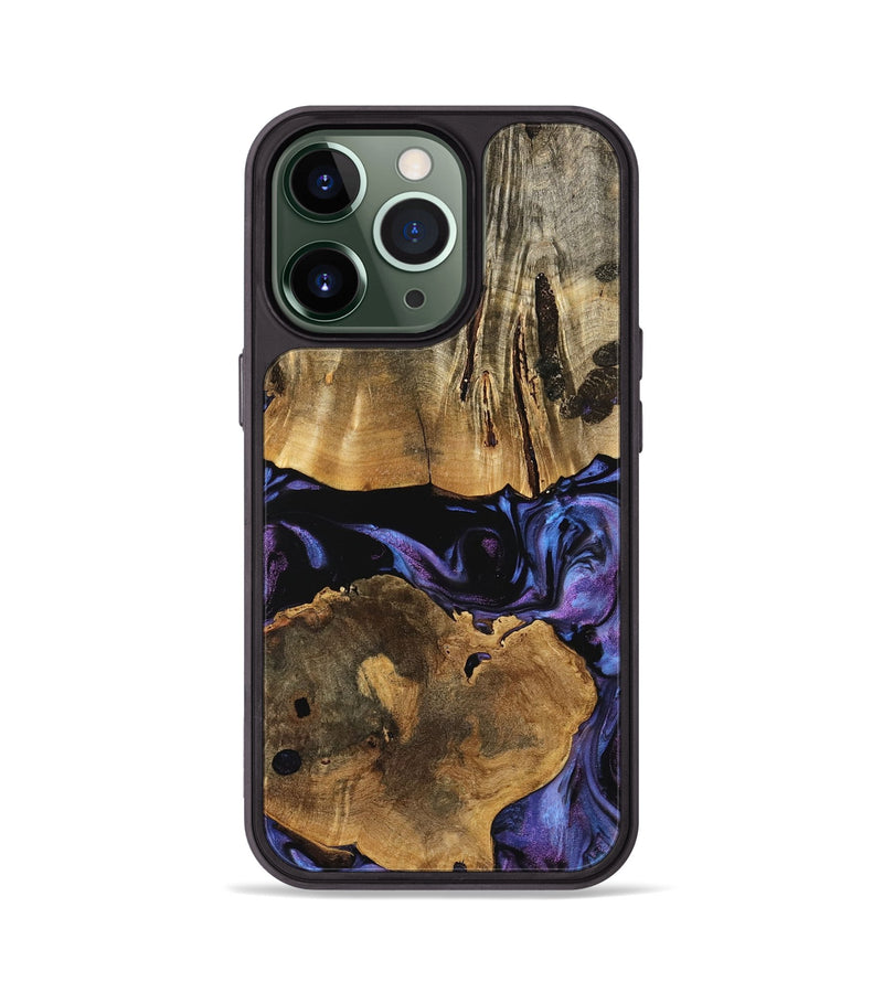 iPhone 13 Pro Wood Phone Case - Ethen (Purple, 739828)