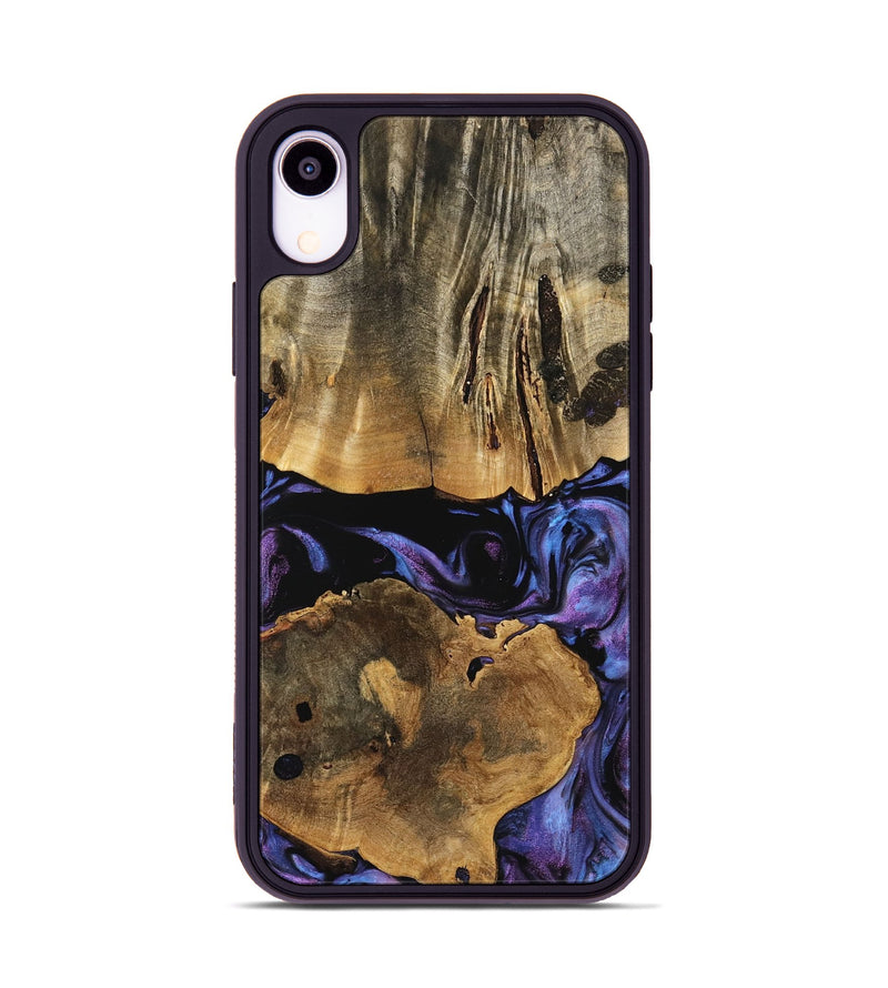 iPhone Xr Wood Phone Case - Ethen (Purple, 739828)